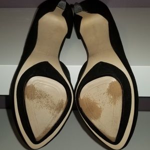Zara Shoes - ZARA Trafaluc Black Faux Suede D'Orsay Stilettos Zara Shoes - ZARA Trafaluc Black Faux Suede D'Orsay Stilettos